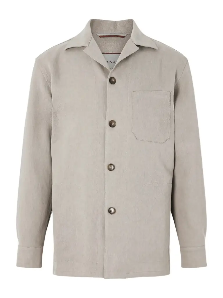 Canali Linen Overshirt - Men