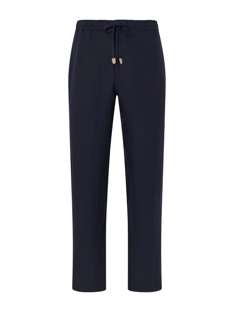 Canali Straight-Leg Linen Trousers - Men