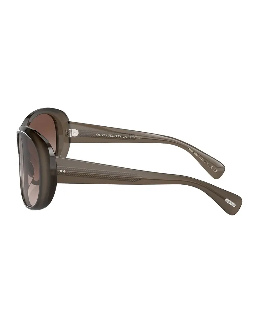 Oliver Peoples Maridan Gradient Acetate & Plastic Round Sunglasses