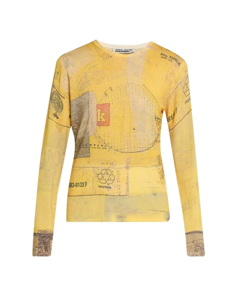 Jason Wu Collection x Robert Rauschenberg Sulphur Bank-Print Sweater