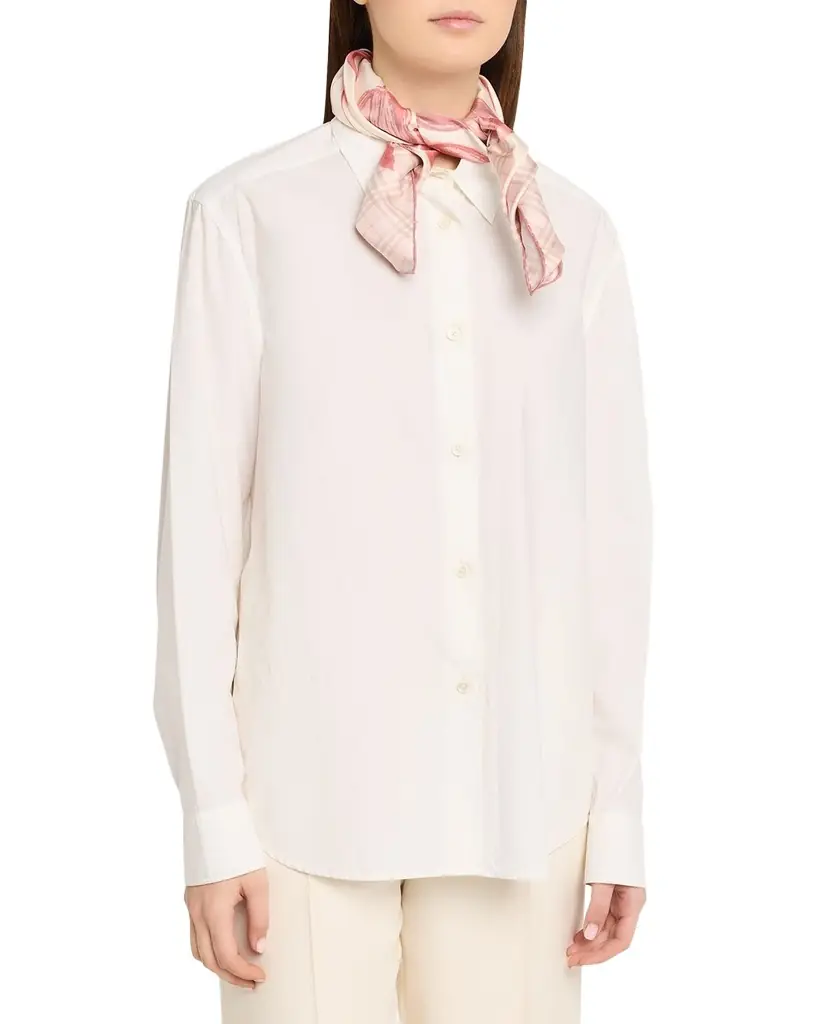 Burberry Tulips Silk Scarf