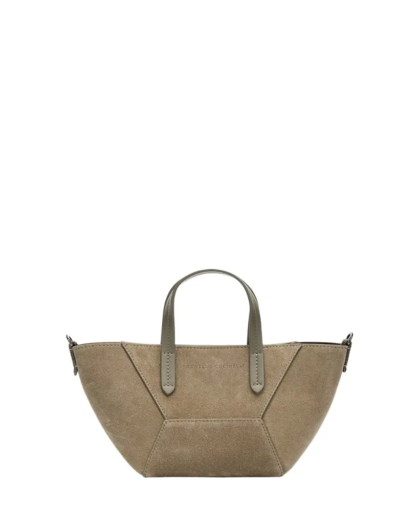 Brunello Cucinelli Duo Soft Suede Mini Bag