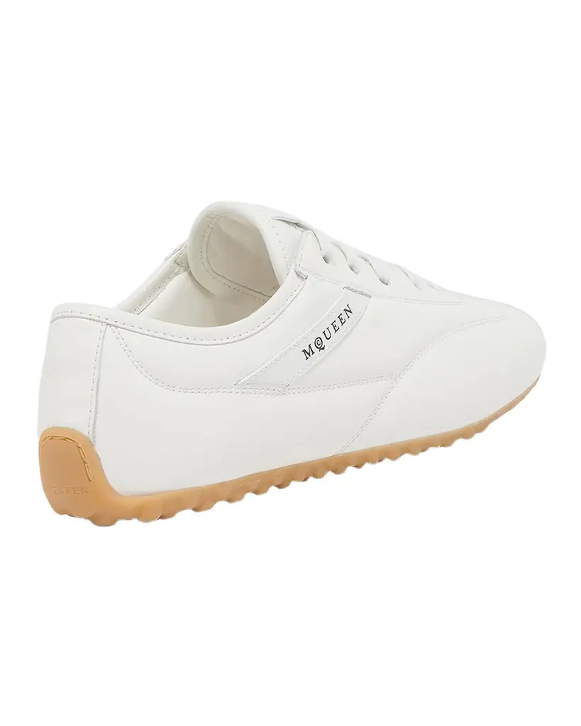 McQueen Box Leather Low-Top Sneakers