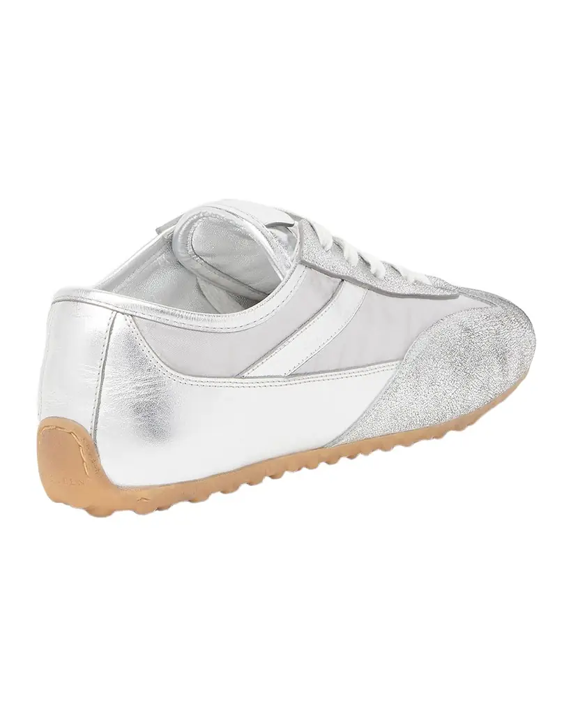 McQueen Boxe Low-Top Leather Sneakers
