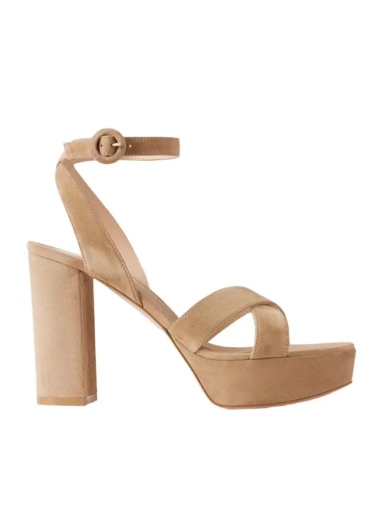 Gianvito Rossi Sabrina 70 Suede Sandals