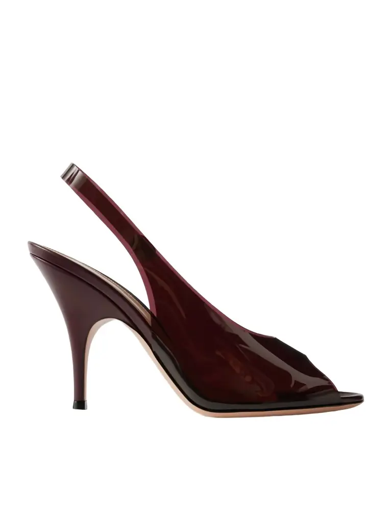 Gianvito Rossi 95 Pvc Slingback Pumps