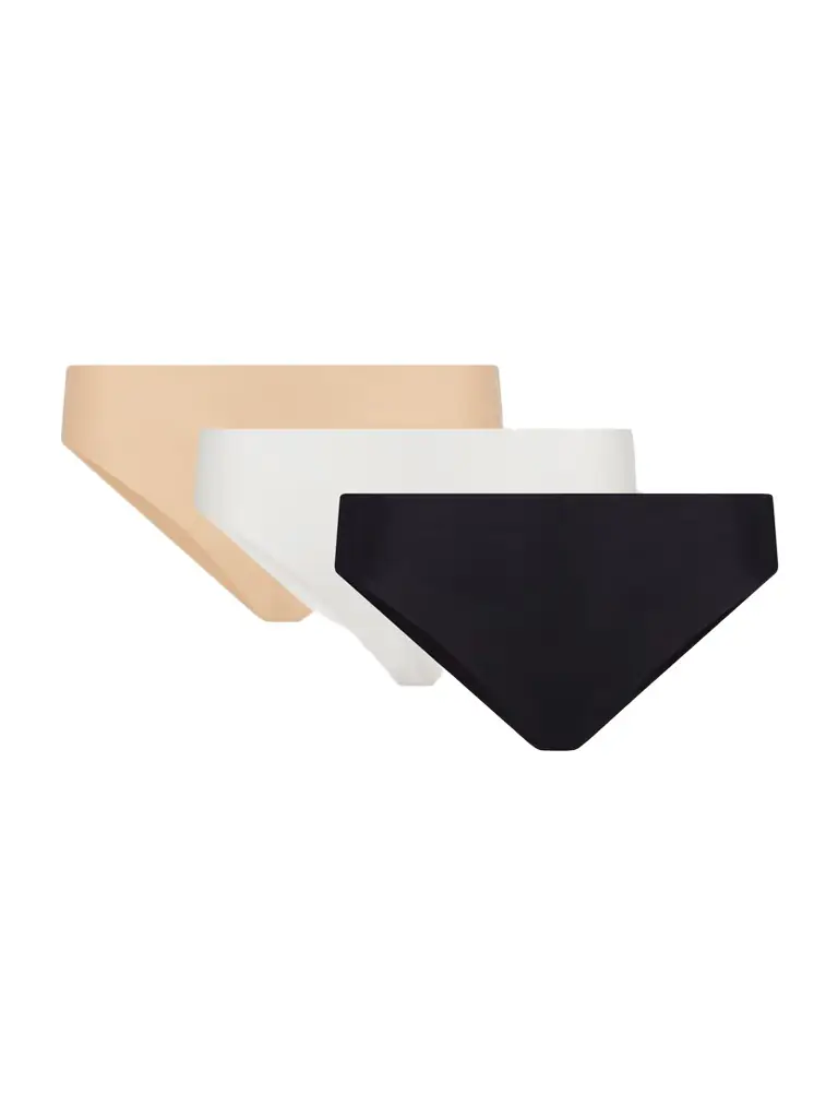 Commando Three-pack Cotton-blend Briefs