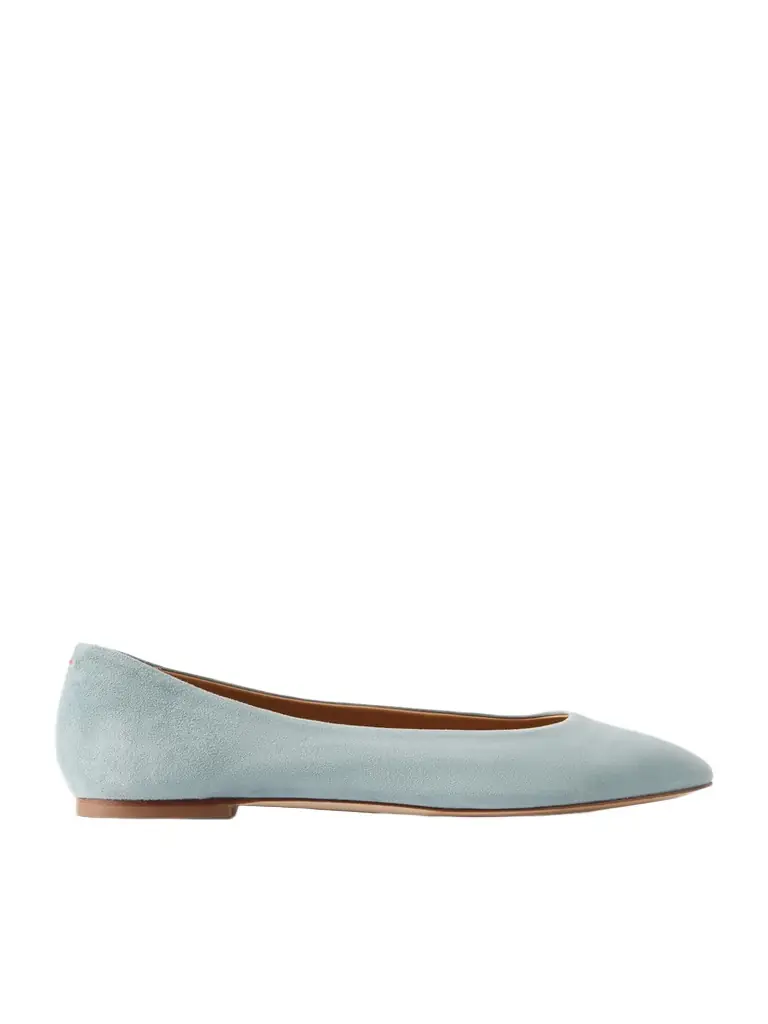 aeyde Ellie Suede Ballet Flats