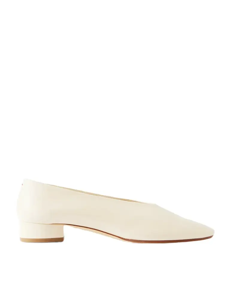 aeyde Delia Leather Pumps