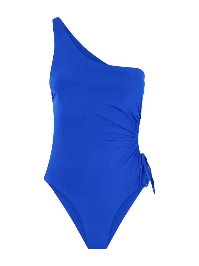 Max Mara Beachwear Canarie One-shoulder Cutout Swimsuit