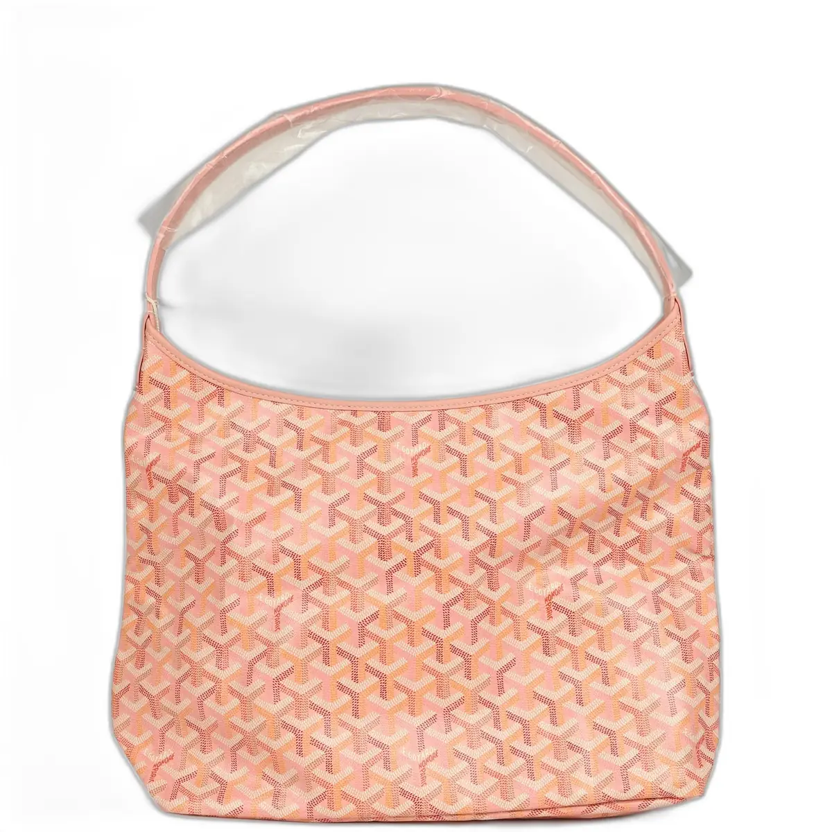 goyard Goyard Goyardine Powder Pink Boheme Hobo Bag Palladium Hardware