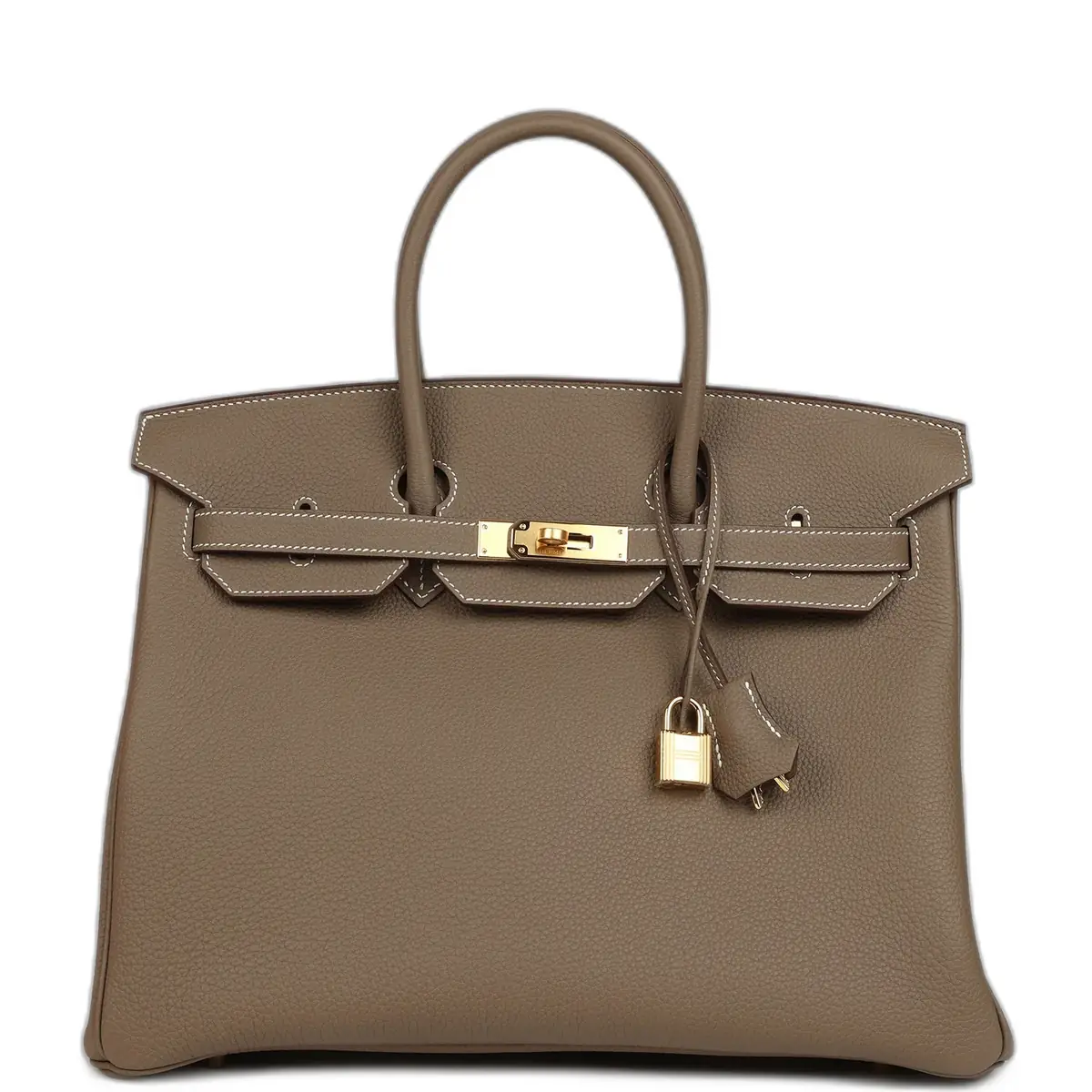 hermes Hermes Birkin 35 Etoupe Togo Gold Hardware