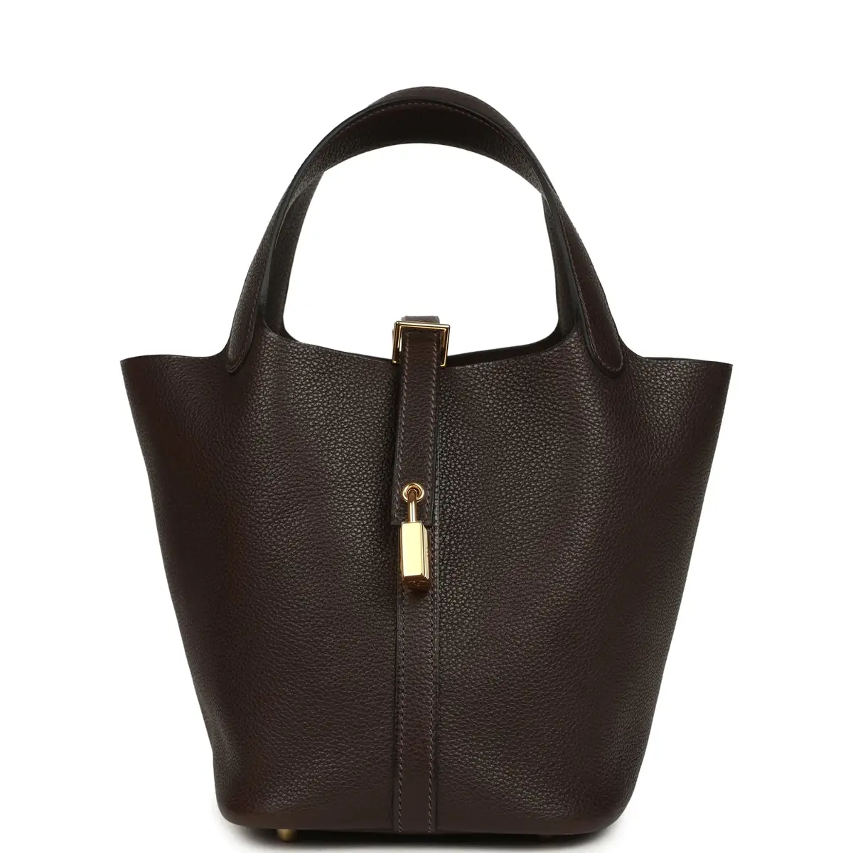 hermes Hermes Picotin Lock 18 Ebene Barenia Faubourg Gold Hardware