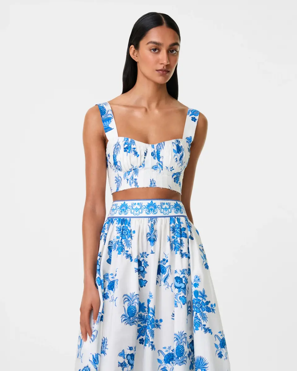 Emporio Sirenuse Dalia Top in Chintz Print