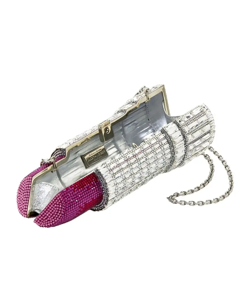Judith Leiber Couture Lipstick Pinkie Minaudiere