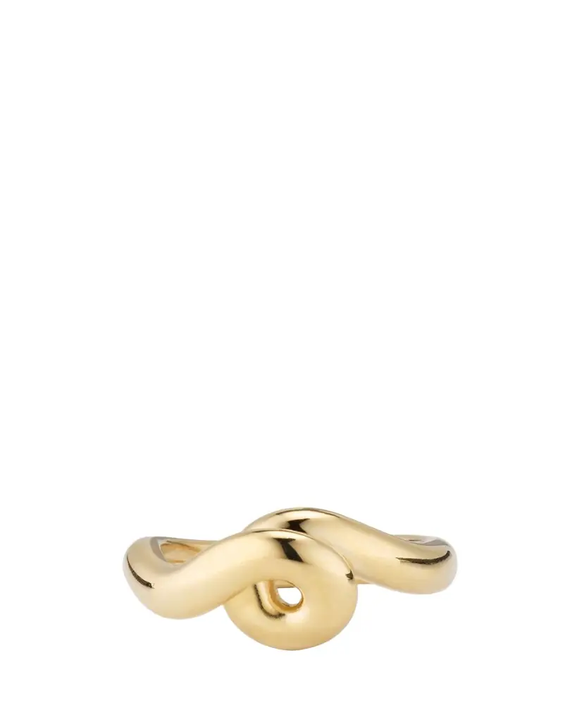 Bea Bongiasca 9K Yellow Gold Jumbo Wave Ring