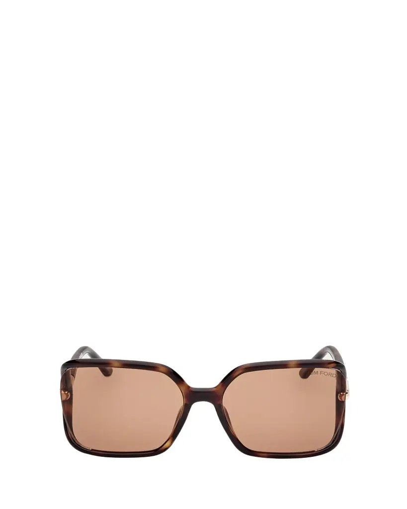 TOM FORD Cut-Out Injected Plastic Rectangle Sunglasses
