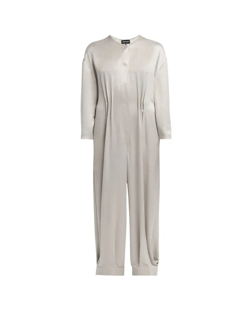 Giorgio Armani Loose Long Sleeve Jumpsuit