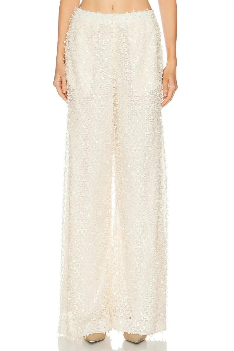 Oscar de la Renta Sequin Pant