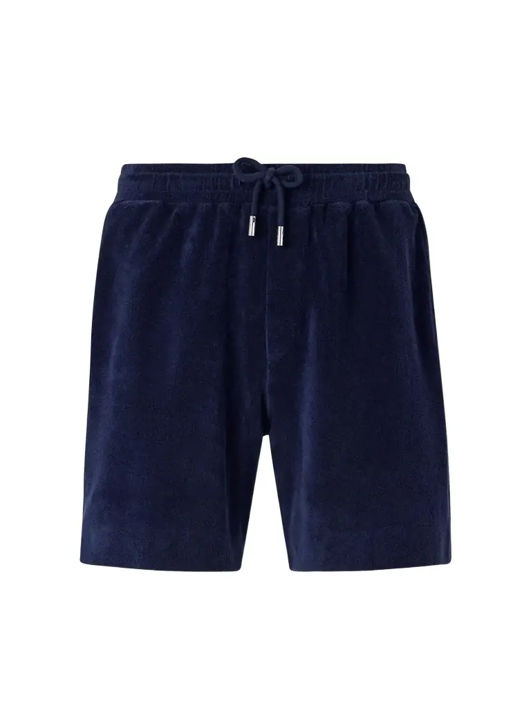 MR P. Straight-Leg Organic Cotton and Silk-Blend Terry Shorts - Men