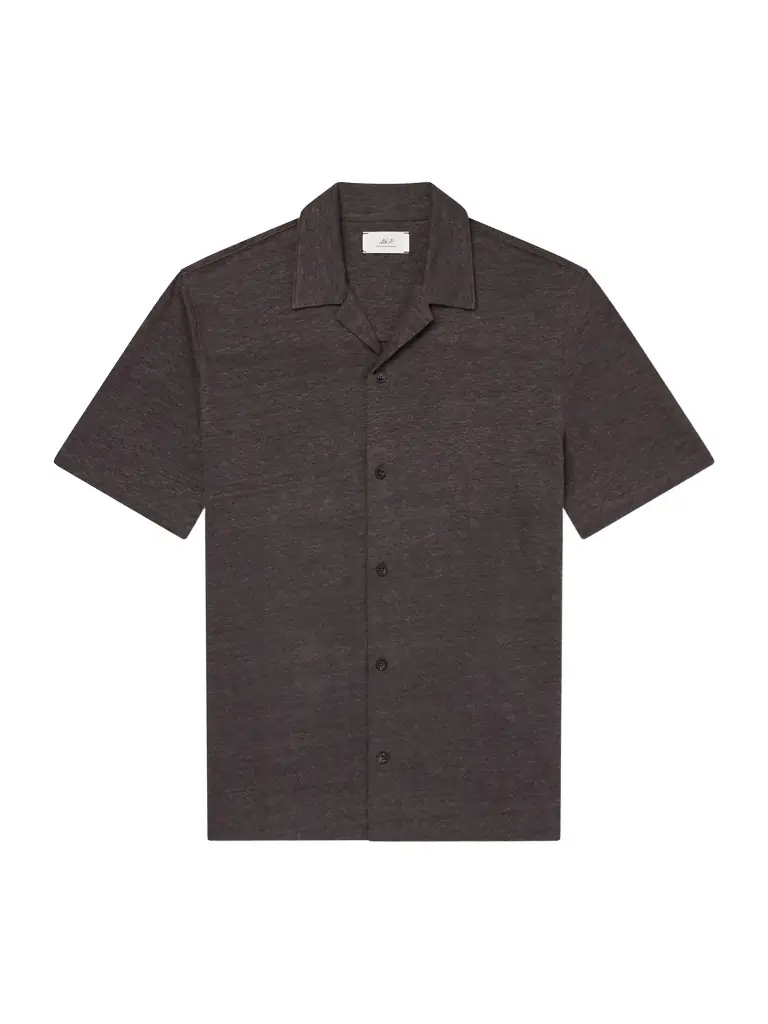 MR P. Camp-Collar Linen Shirt - Men