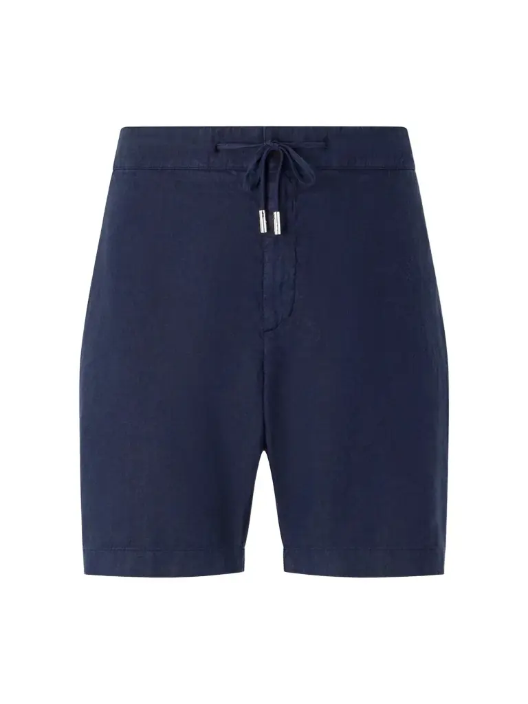 MR P. Straight-Leg Garment-Dyed Linen Drawstring Bermuda Shorts - Men