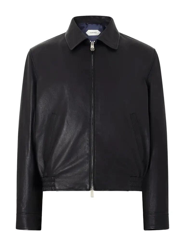 Versace Leather Blouson Jacket - Men
