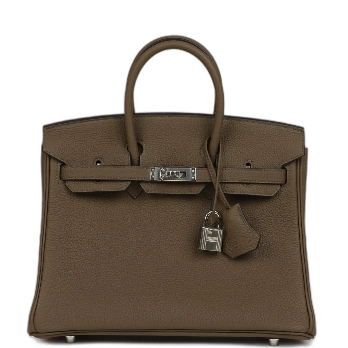 hermes Hermes Birkin 25 Toundra Togo Palladium Hardware