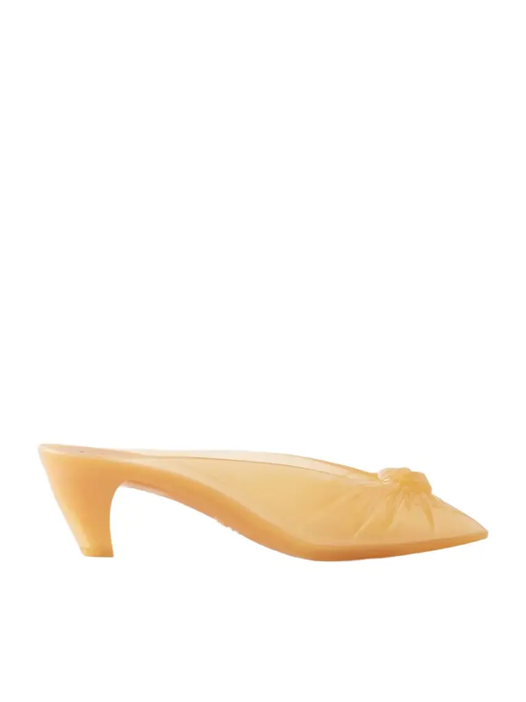 Ruched Tpu Mules