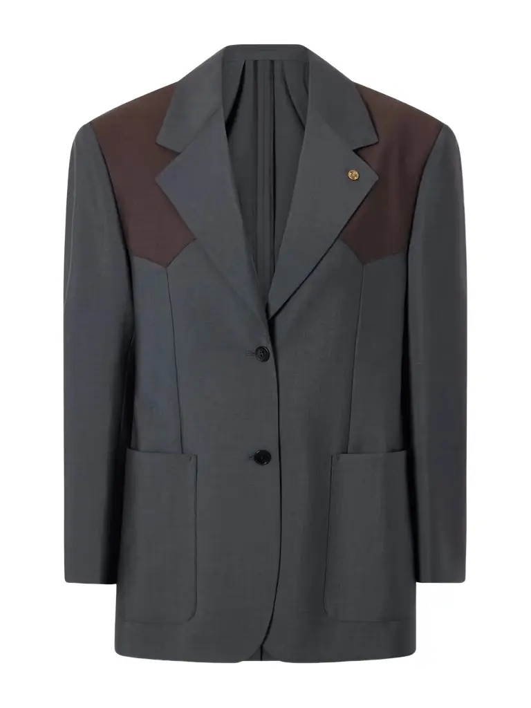 Versace Wool And Mohair-blend Blazer