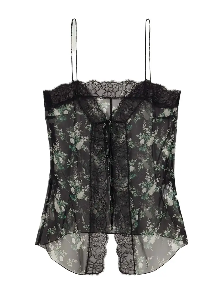 Silk And Cotton-blend Top