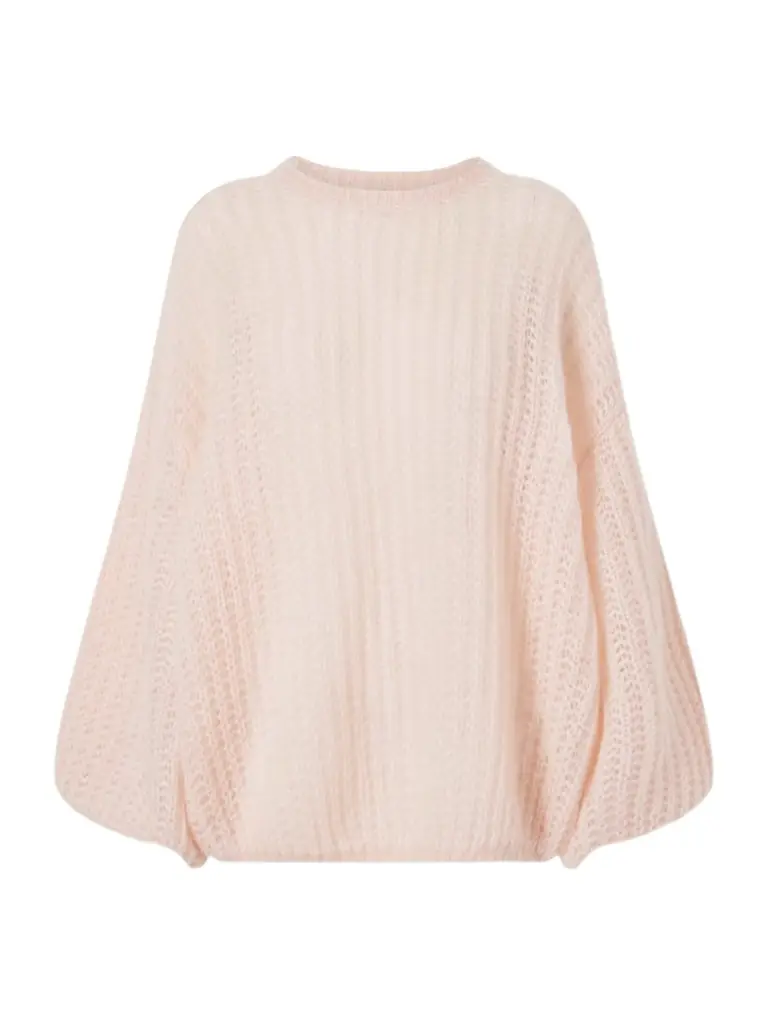 TOTEME Open-knit Mohair-blend Sweater