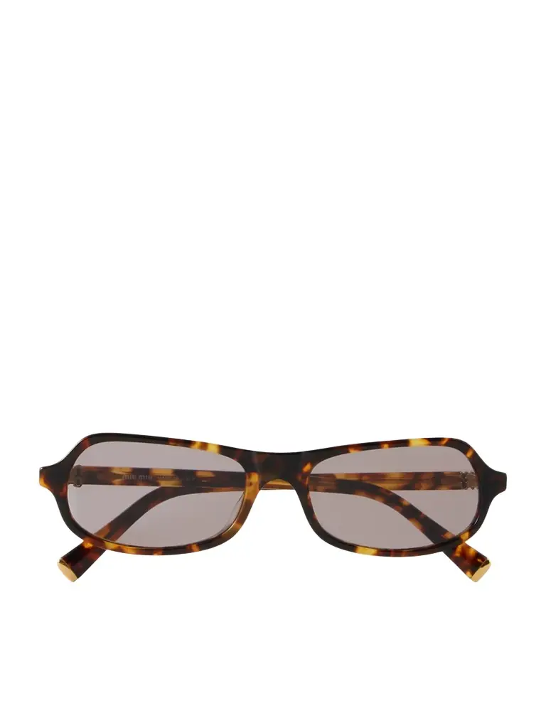 Miu Miu Eyewear Round-frame Acetate Sunglasses