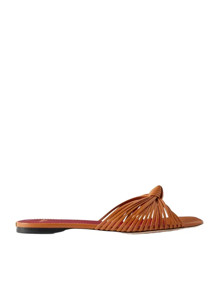 Valentino Garavani Annet Woven Leather Slides