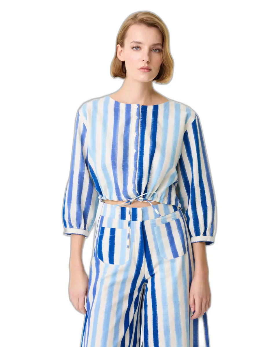 Emporio Sirenuse New Jinny Ikat Stripes