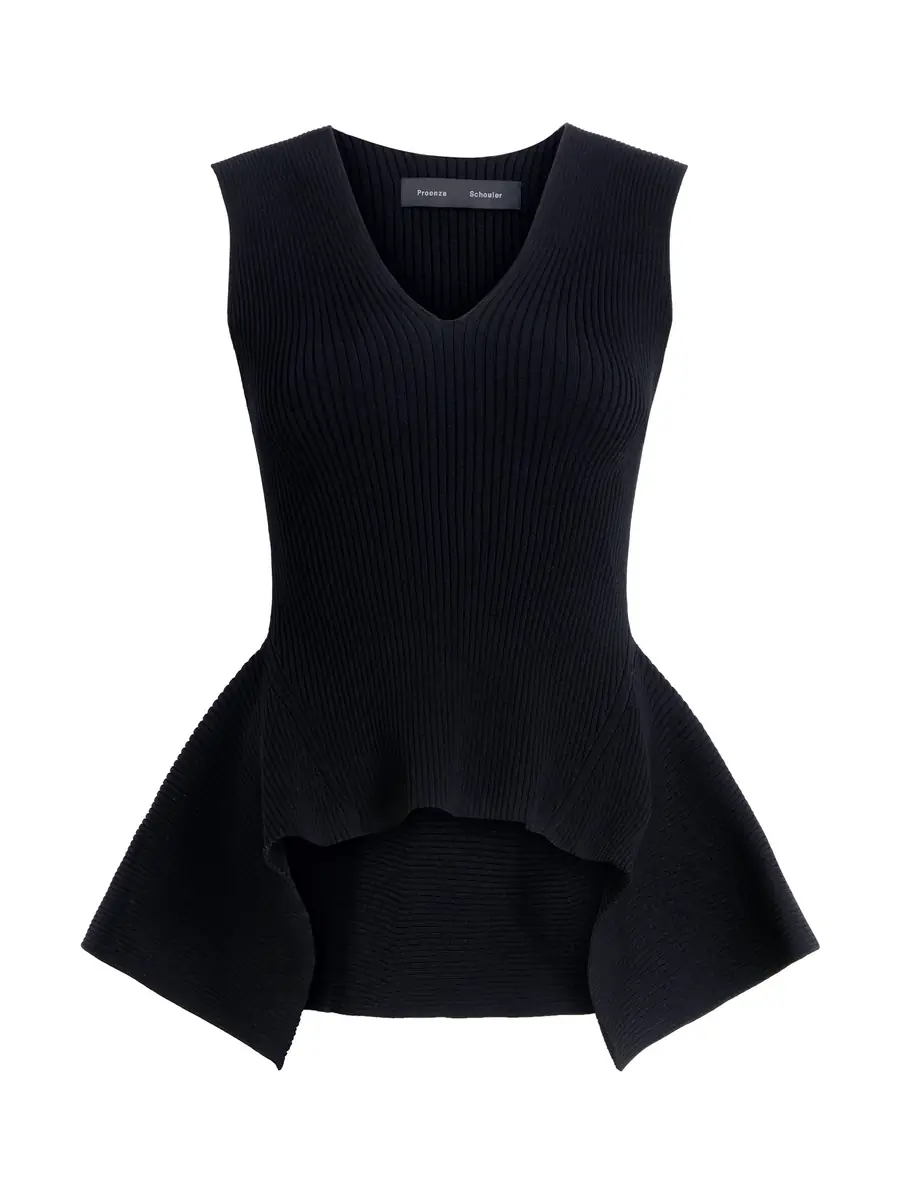 Proenza Schouler Eugenie Rib Knit Top