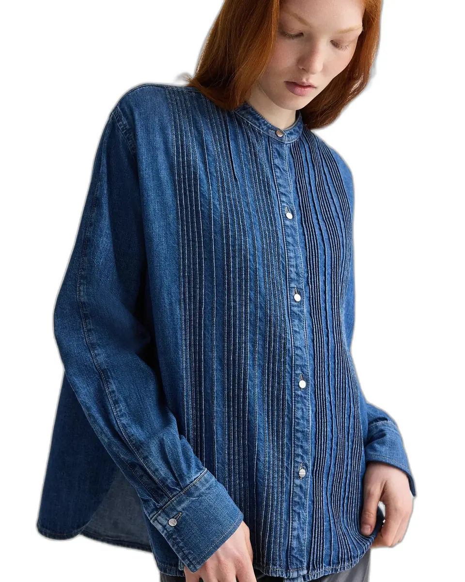 TWP SHIRT/PINTUCK PAINTER DENIM BUTTON DOWN