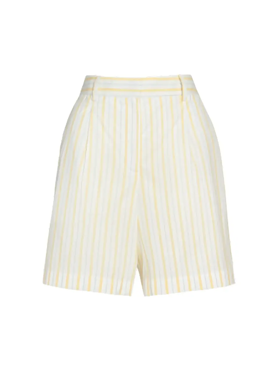 TWP SHORT/HENRY ST STRIPED COTTON