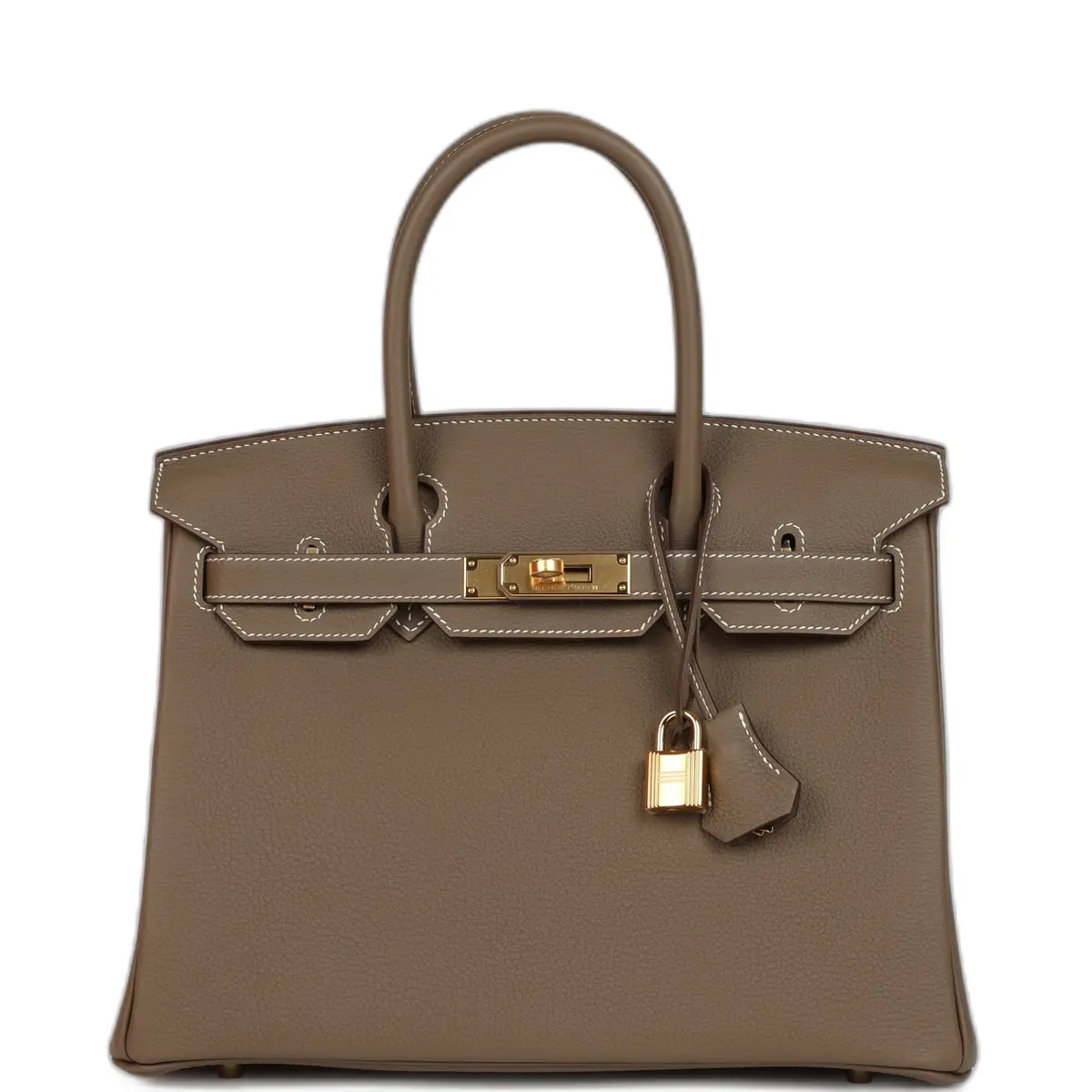 hermes Hermes Birkin 30 Etoupe Togo Gold Hardware