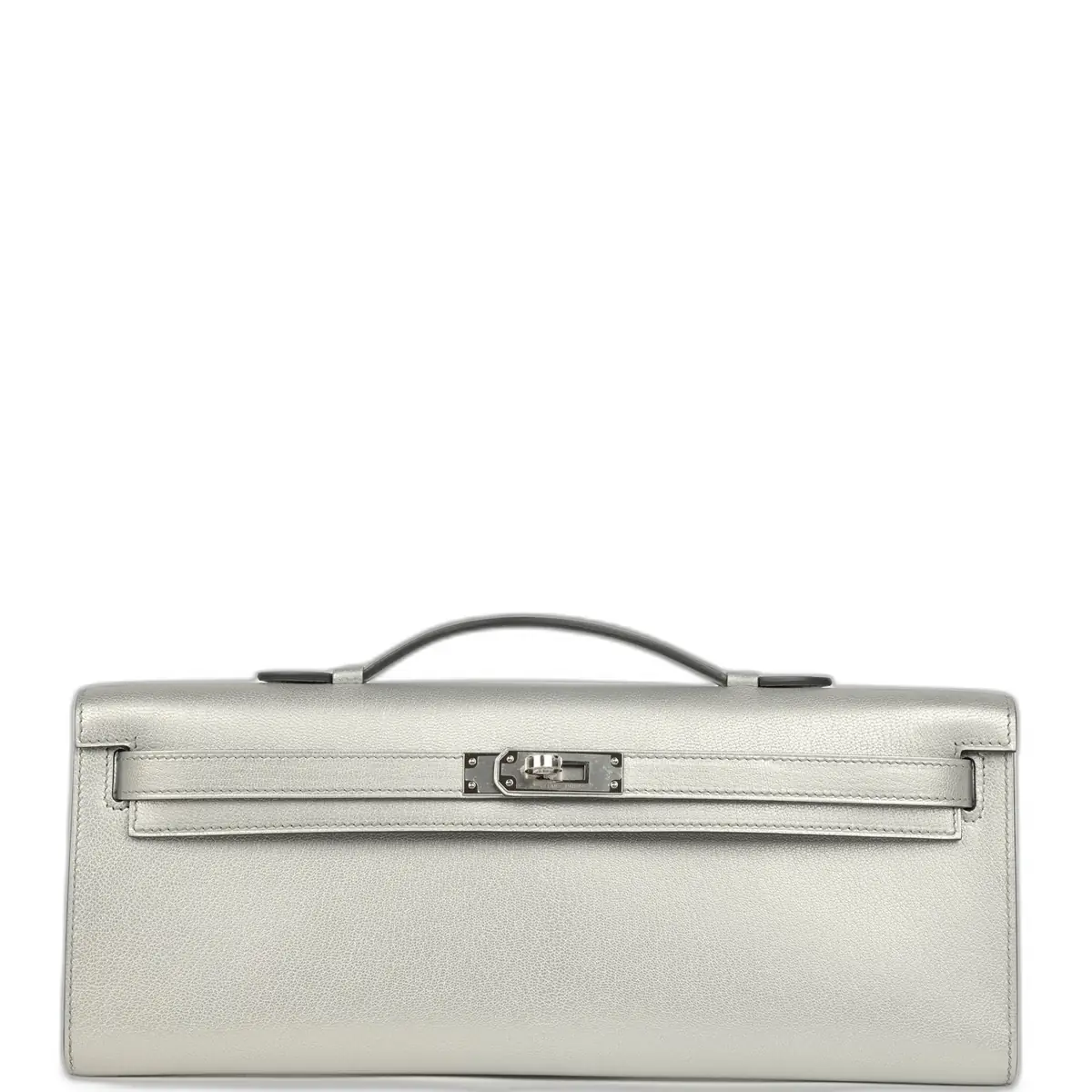hermes Hermes Kelly Cut Argent Chevre Chamkilight Palladium Hardware