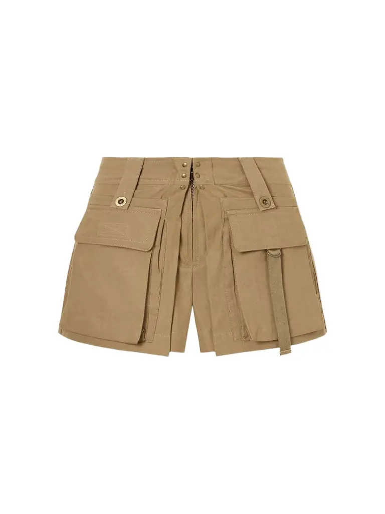 Isabel Marant Barta Cotton Straight-leg Shorts