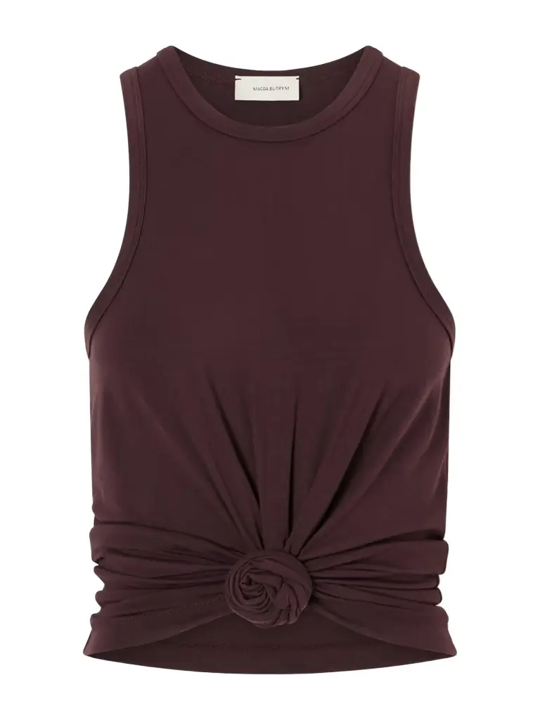 Magda Butrym Cotton-stretch Tank Top