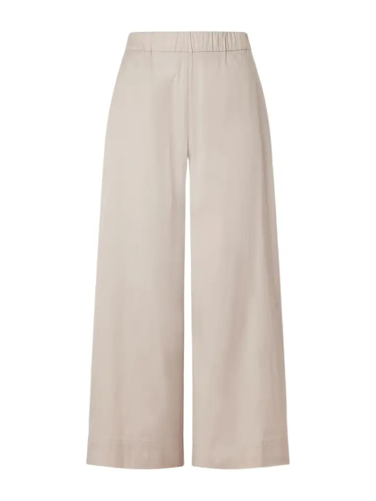 Max Mara Beachwear Pece Cotton-blend Wide-leg Pants