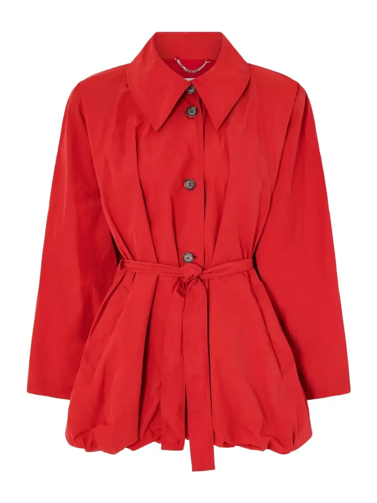 Magda Butrym Belted Crinkled-shell Jacket