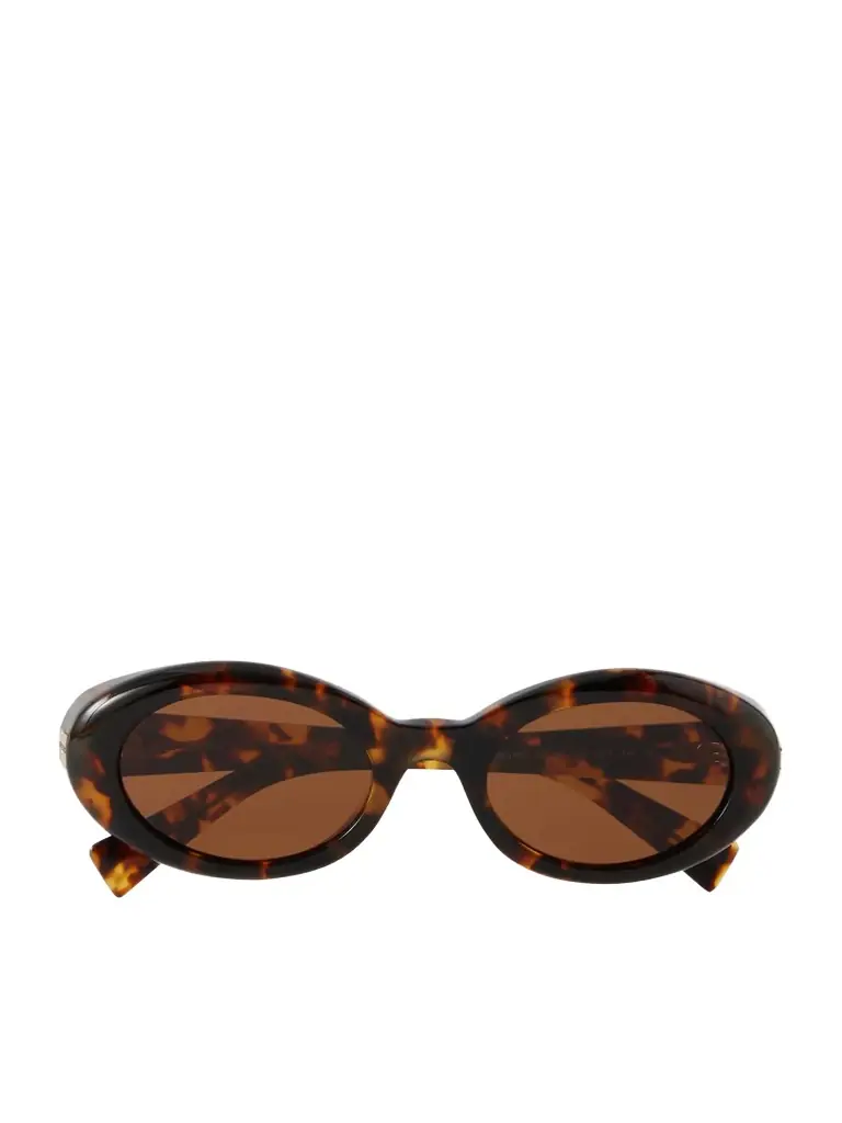 Miu Miu Eyewear Rounded-frame Acetate Sunglasses