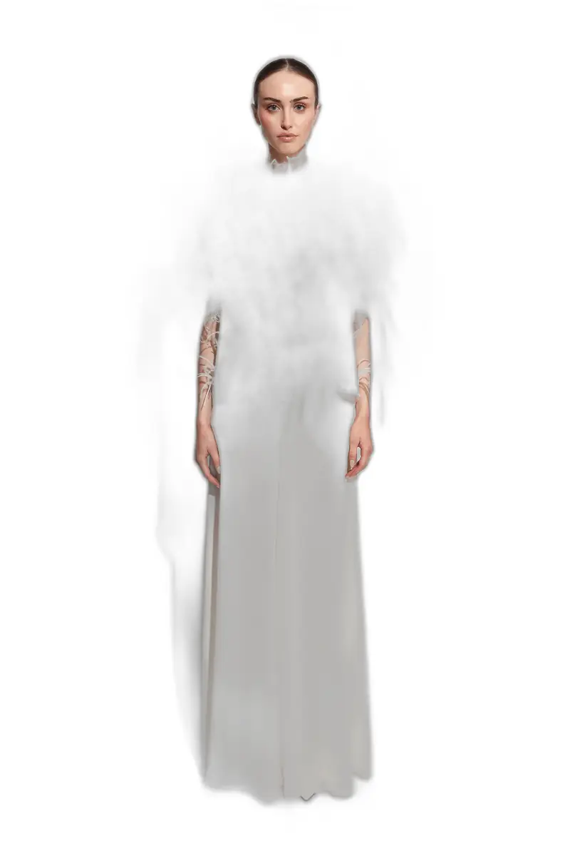 LAPOINTE Georgette Wide Leg Pant