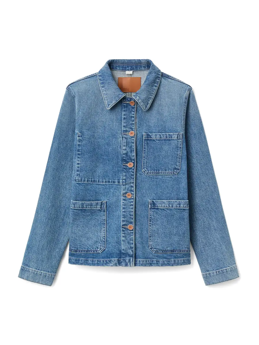 LAFAYETTE 148 Patch Pocket Denim Jacket