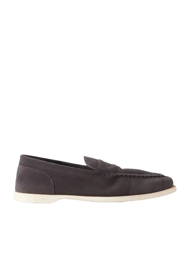 John Lobb Pace Suede Loafers - Men