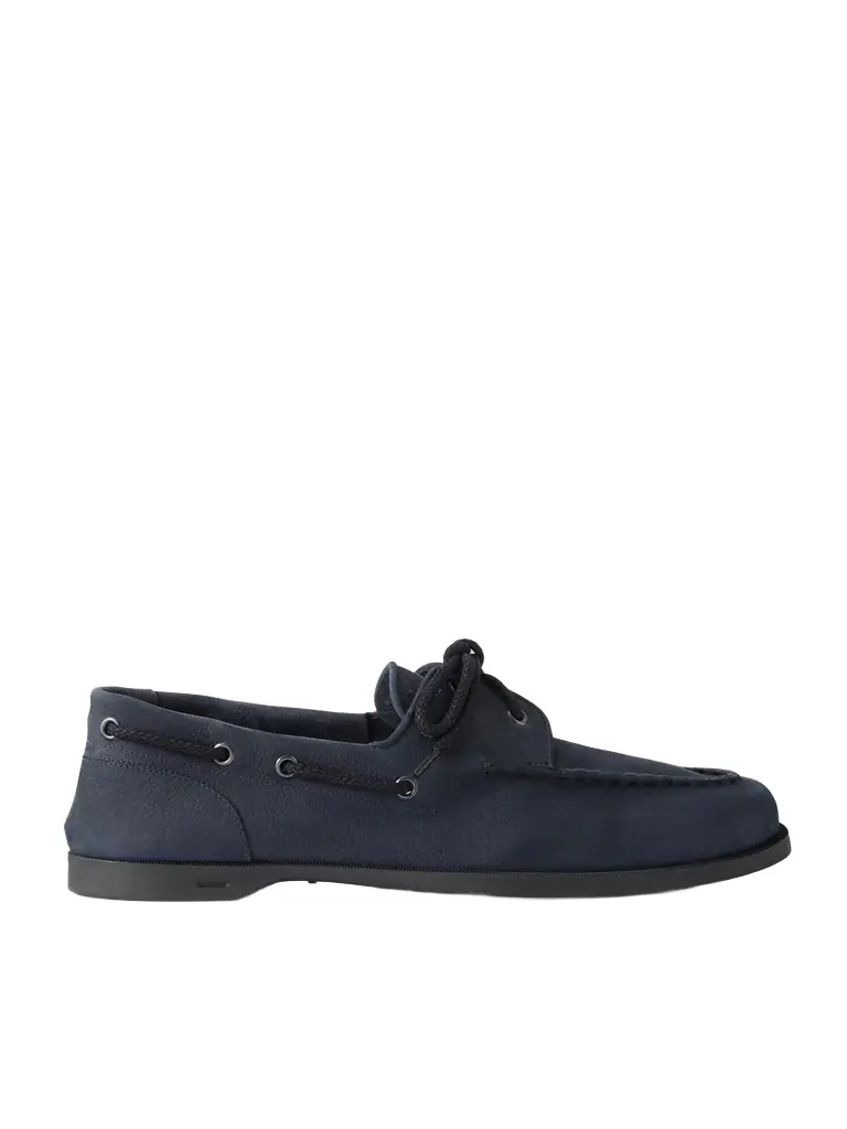 John Lobb Foil Nubuck Boat Shoes - Men