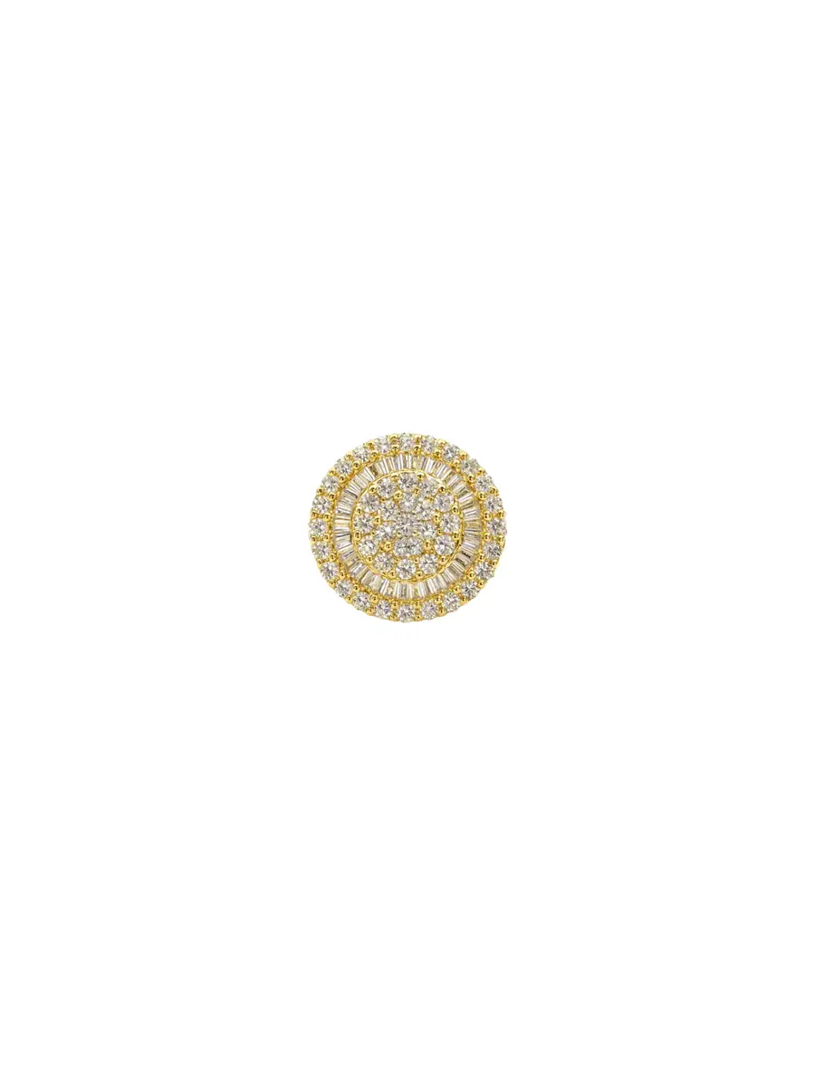 Wish Fine Jewelry 0.73ct Diamond 18K Gold Halo Ring